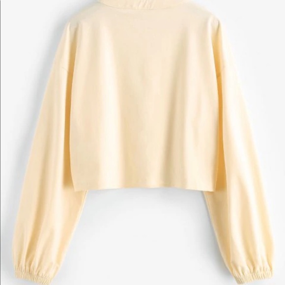 Zaful cropped sweater shirt - Picture 2 of 4